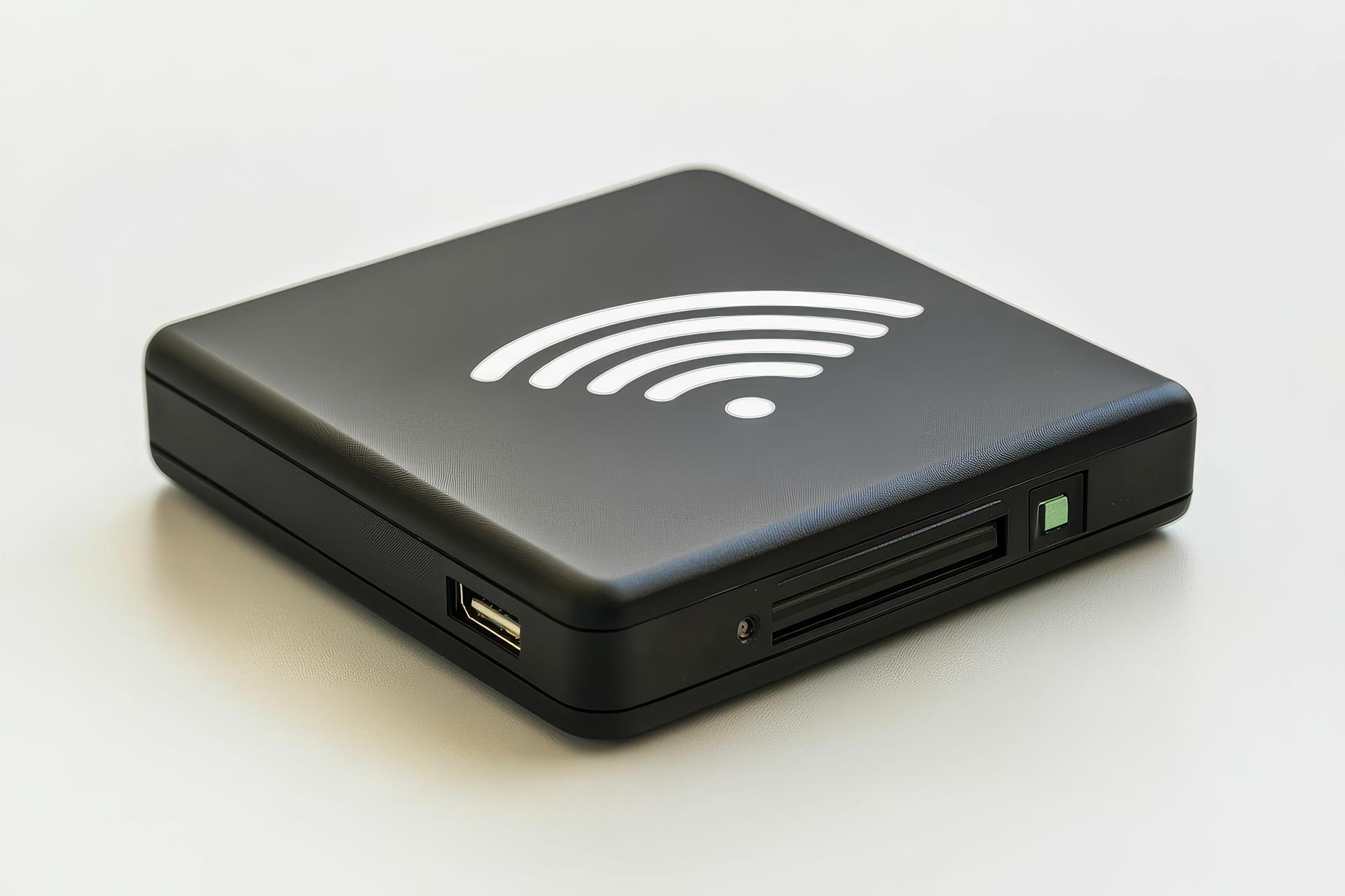 Singlemode Verbindung mit Powerbank im Flugzeug